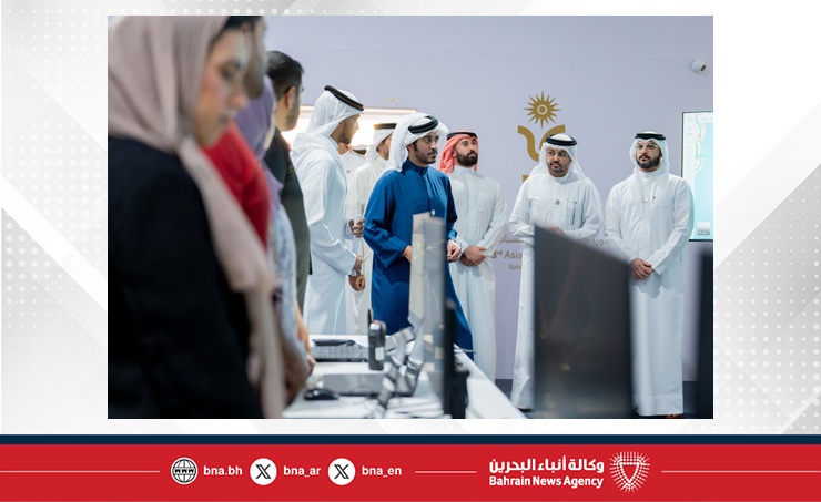 سموه اطلع على مركز العمليات.. خالد بن حمد يتفقد جاهزية مدينة عيسى الرياضية استعدادا لدورة الألعاب الآسيوية للشباب